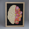Creative Brain Wooden Sign