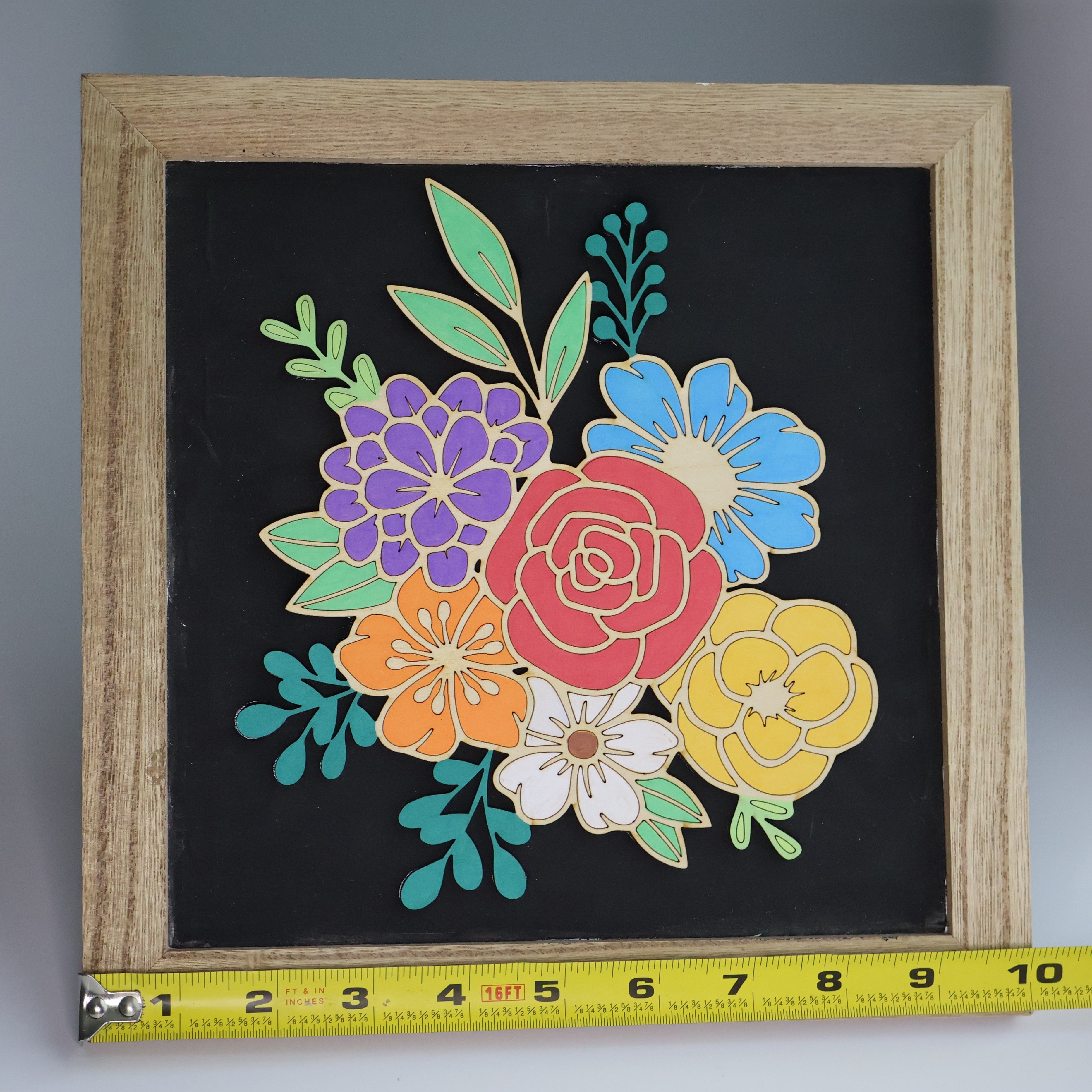 Floral Wooden Sign
