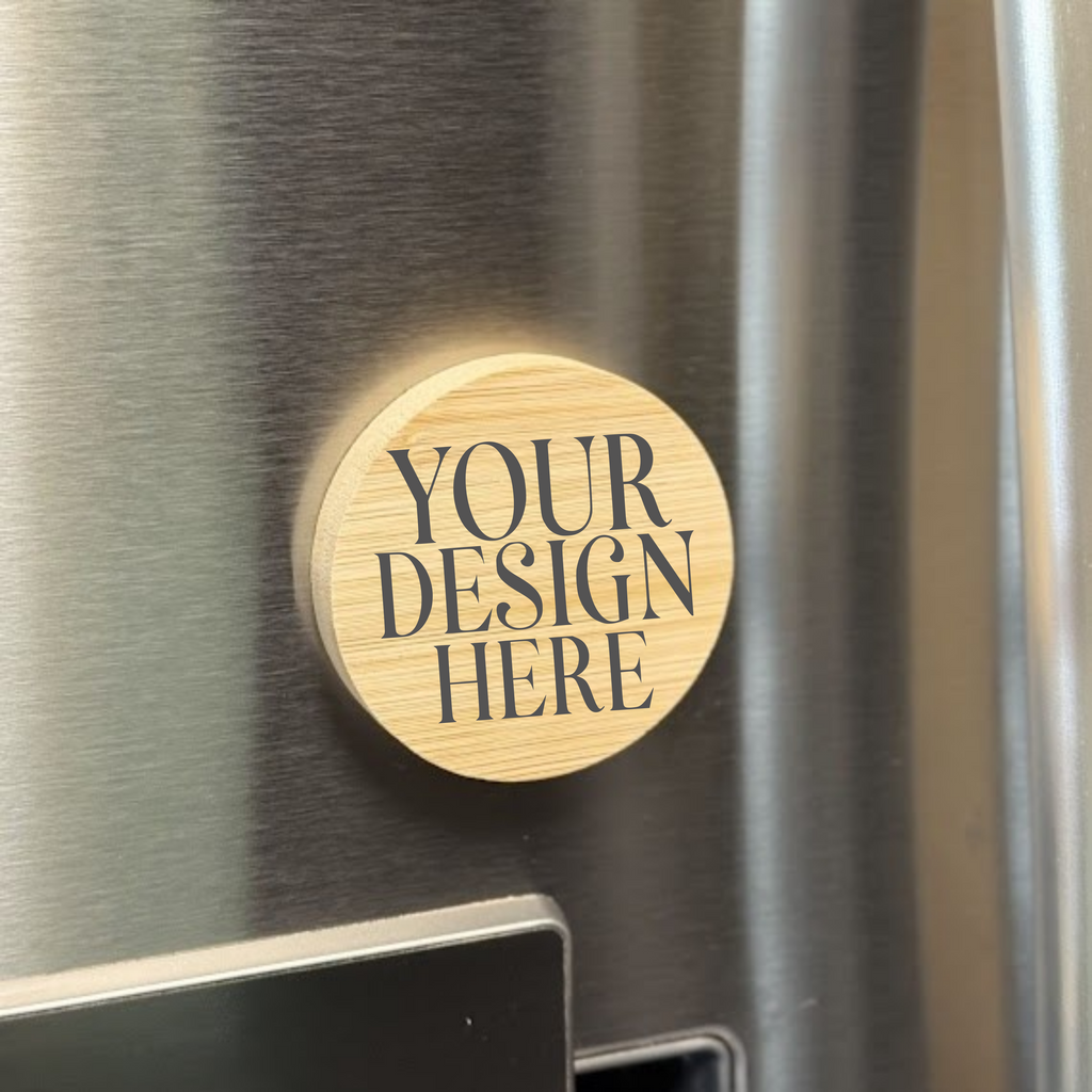 Custom Bamboo Magnetic Bottle Opener