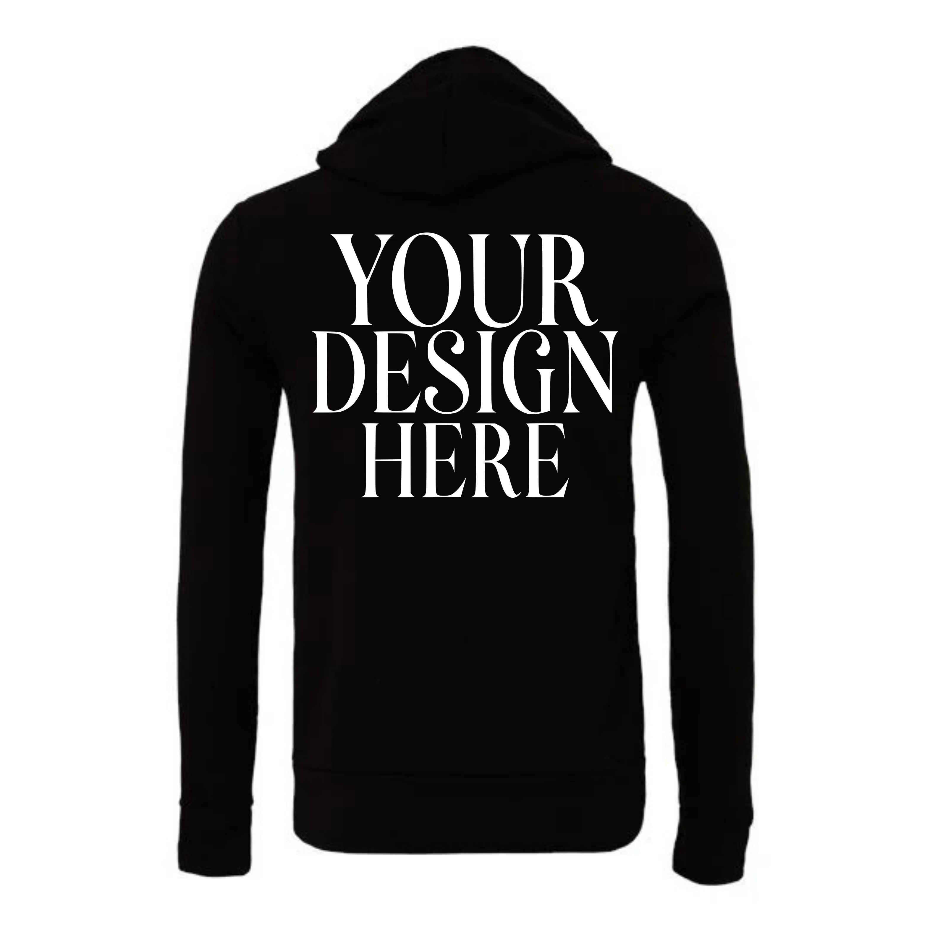 Custom Hoodie Full Back Design