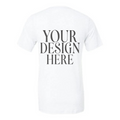 Men’s Custom Tri-Blend T-Shirt Pocket and Full Back Design