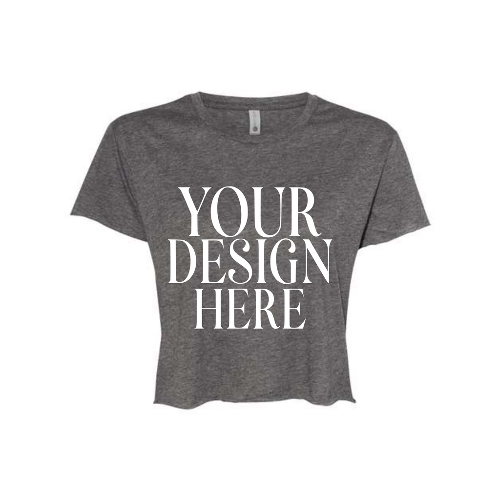 Women’s Custom Crop T-Shirt Full Front Design