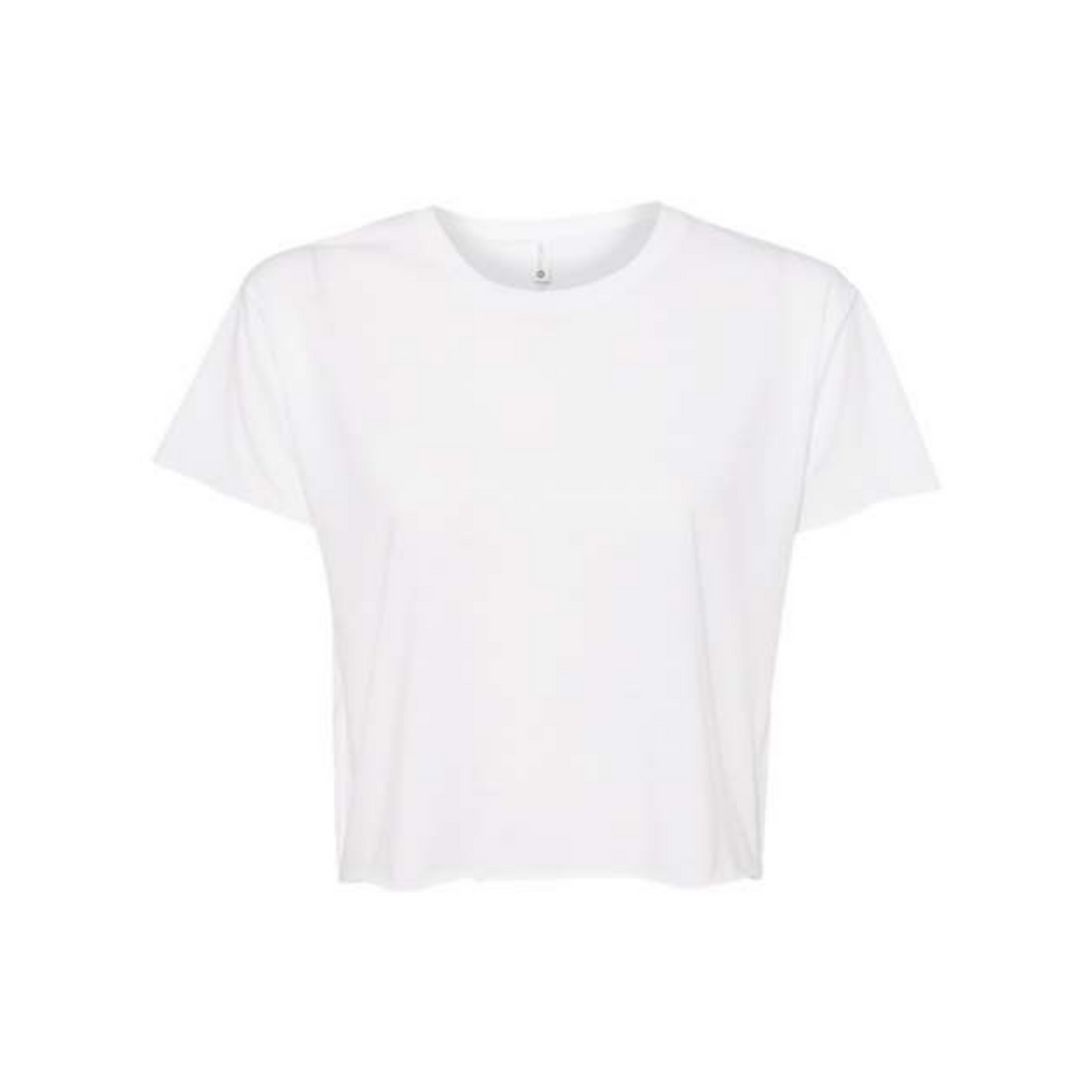 Women’s Custom Crop T-Shirt Full Back Design