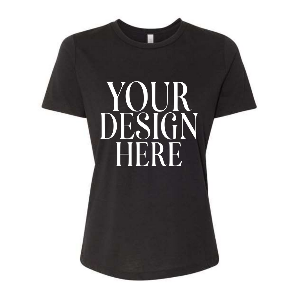 Women’s Custom Tri-Blend T-Shirt Full Front Design