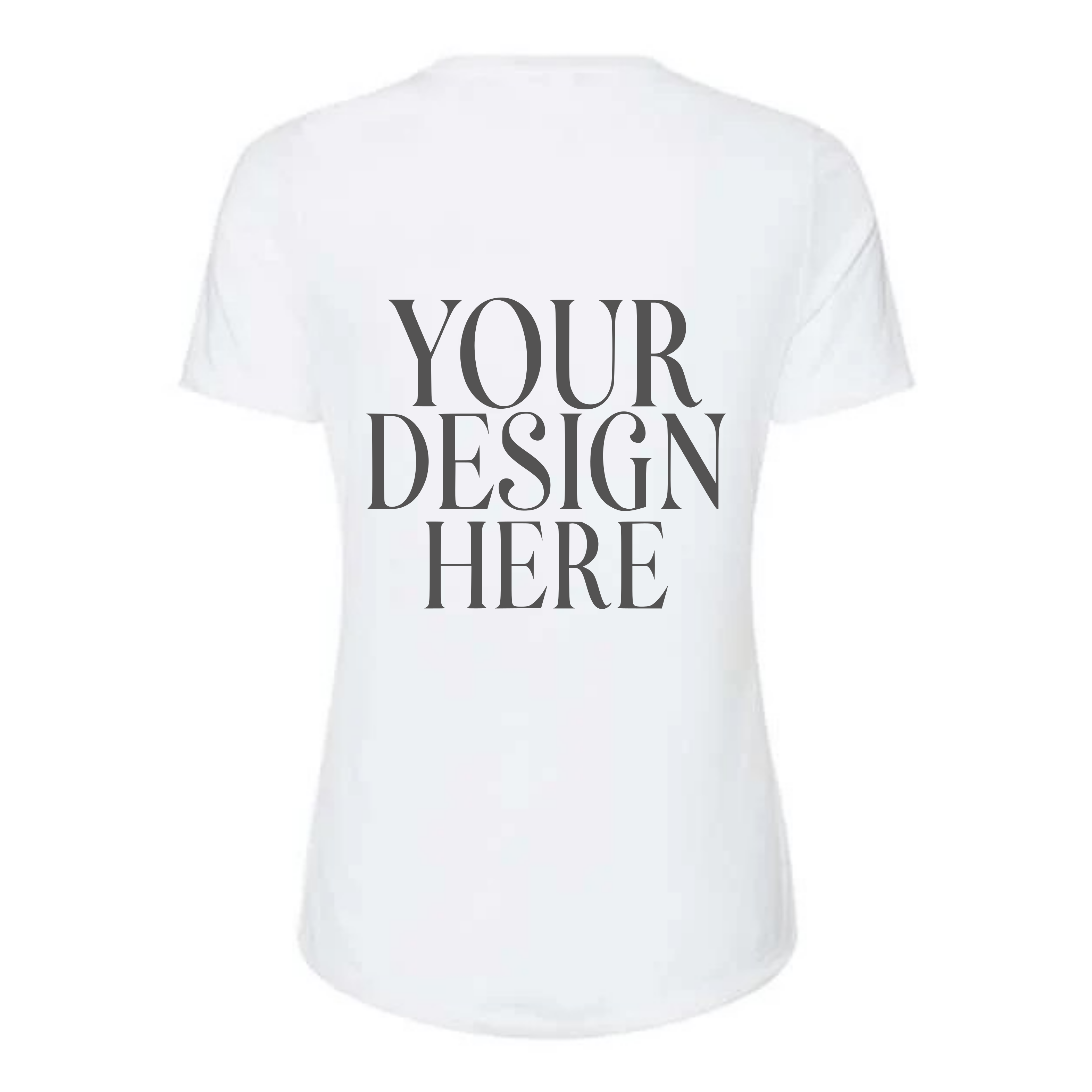 Women’s Custom Tri-Blend T-Shirt Pocket and Full Back Design