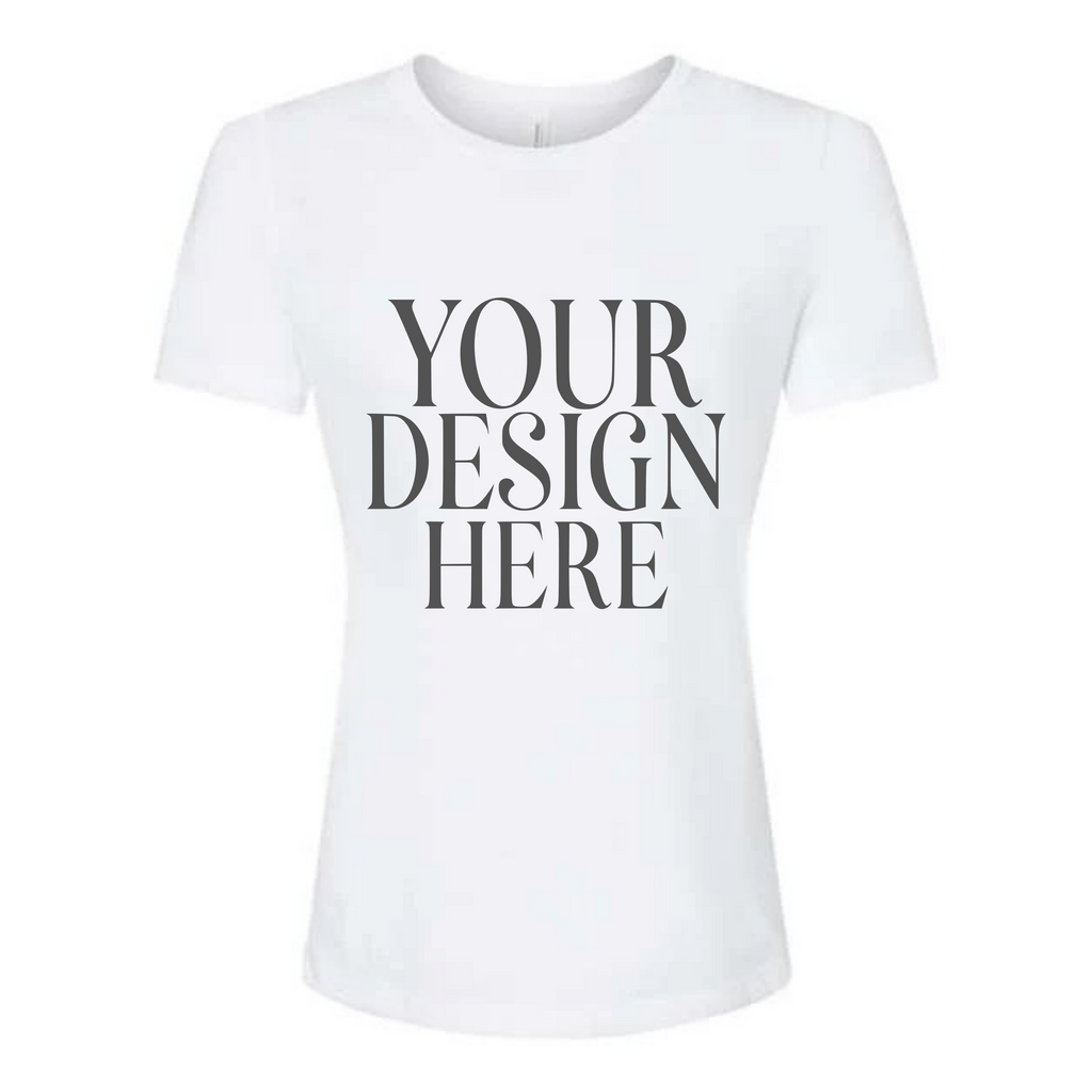 Women’s Custom Tri-Blend T-Shirt Full Front Design