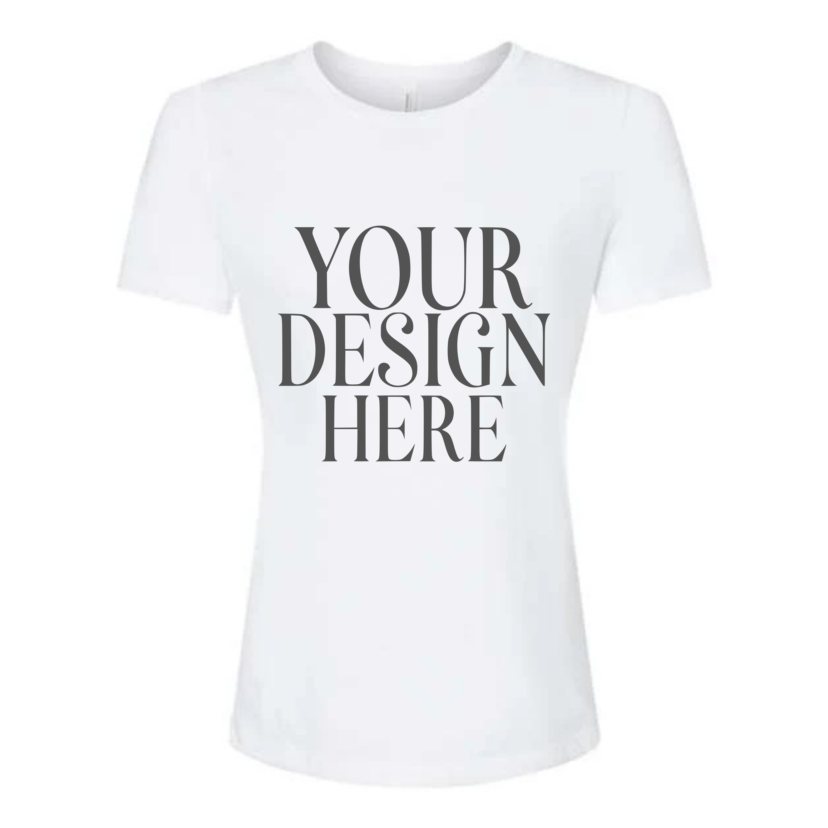 Women’s Custom Tri-Blend T-Shirt Full Front Design