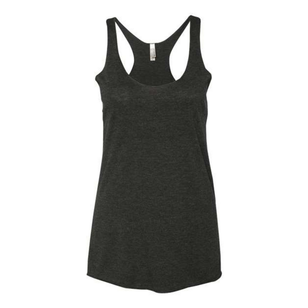 Women’s Custom Tri-Blend Tank Top Full Back Design