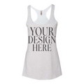Women’s Custom Tri-Blend Tank Top Full Front Design